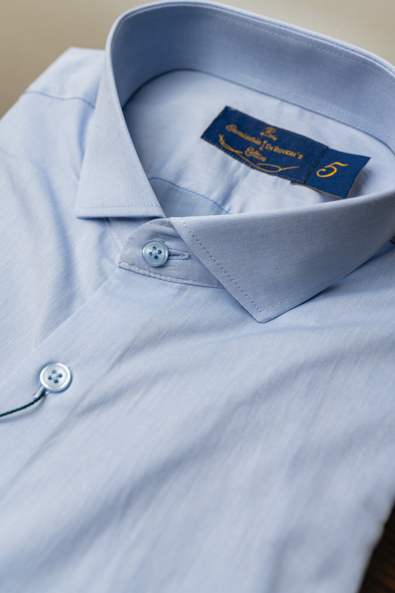 Camisa Fio 60 Azul médio