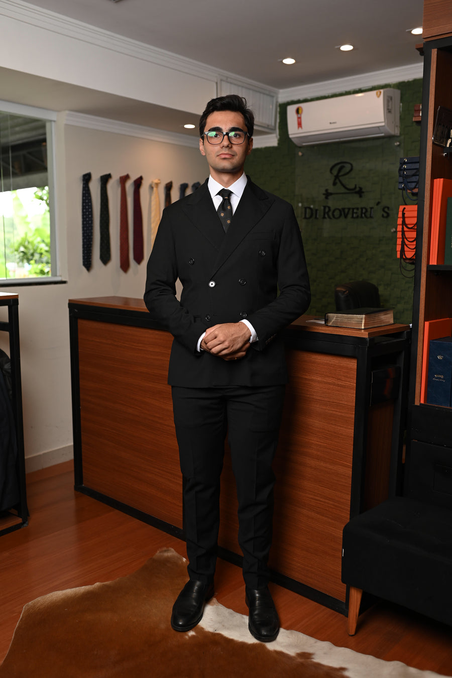 Costume Napoli Transpassado preto 0226