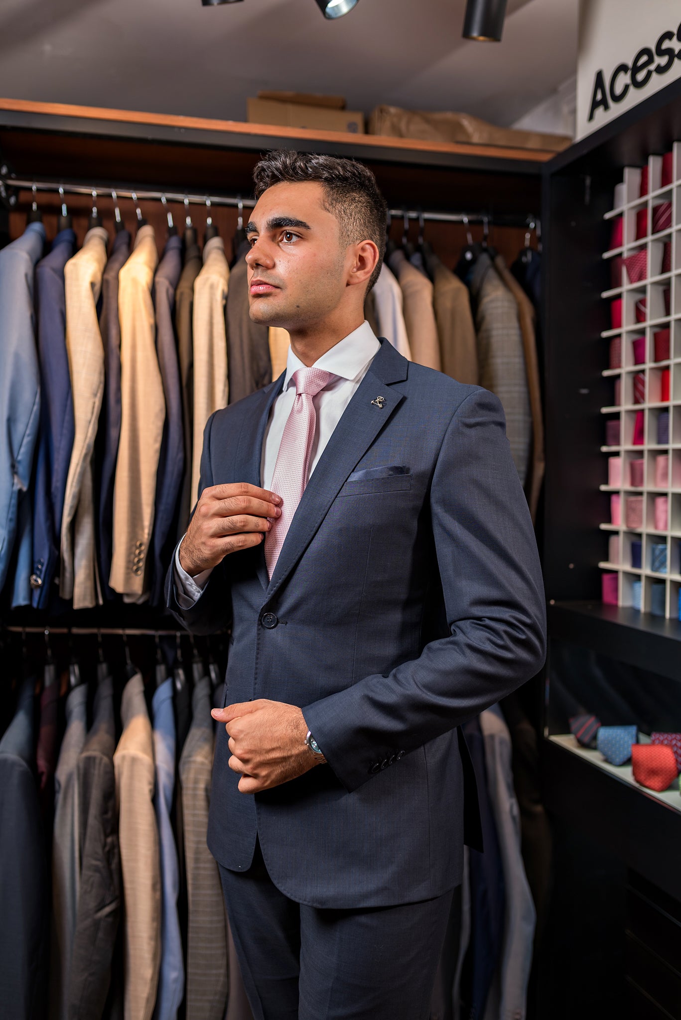 Costume Alfaiataria Clássica Azul noite lã mista