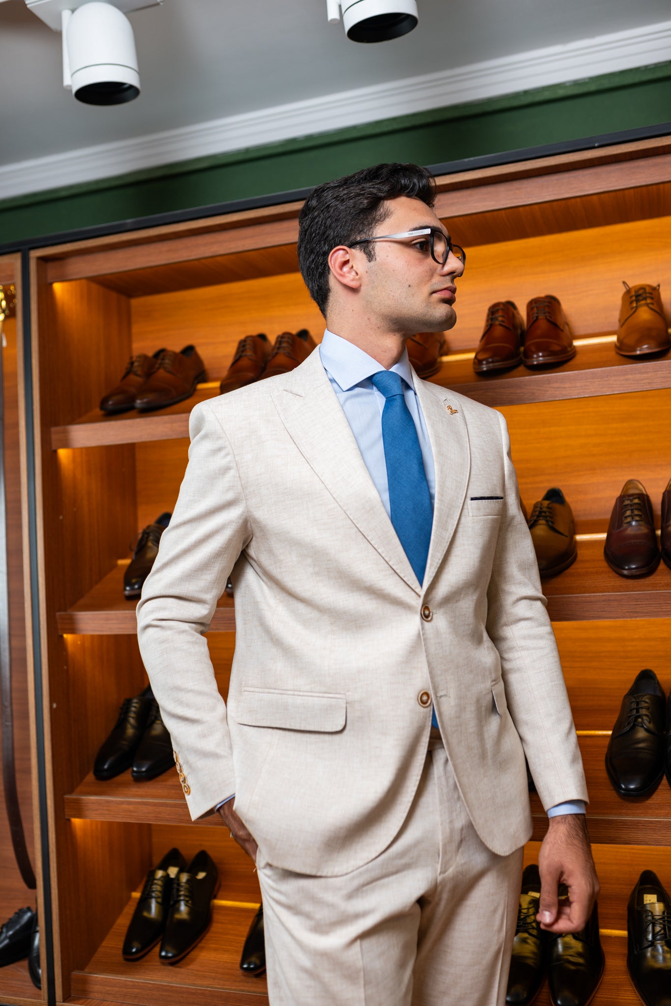 Costume Alfaiataria Bege Linho 0625