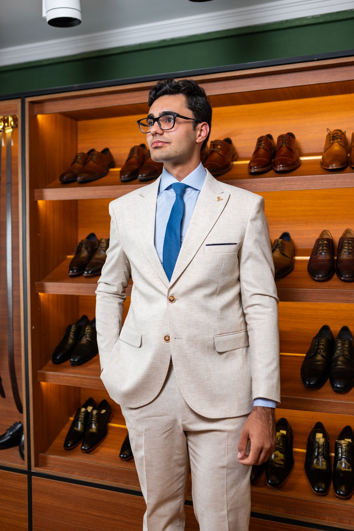 Costume Alfaiataria Bege Linho 0625