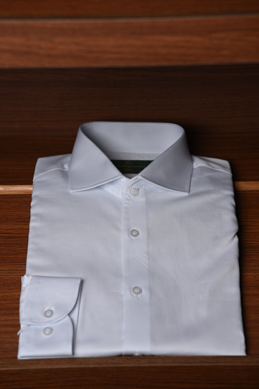 Camisa Fio 80 Branco maquinetado
