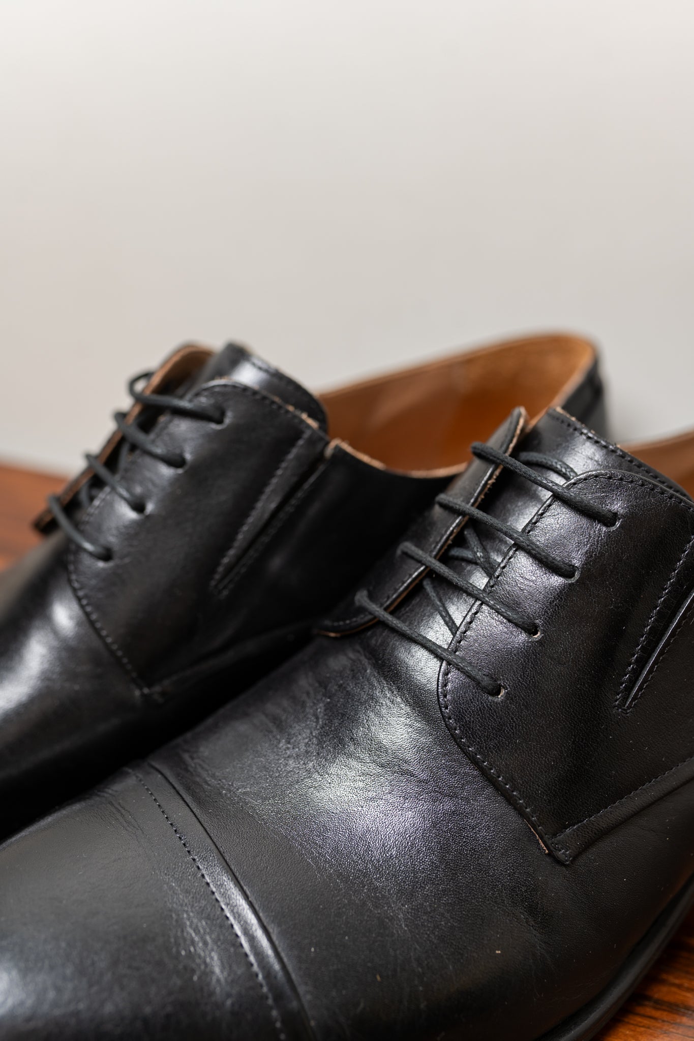 Sapato Social de Couro Sola de borracha Preto