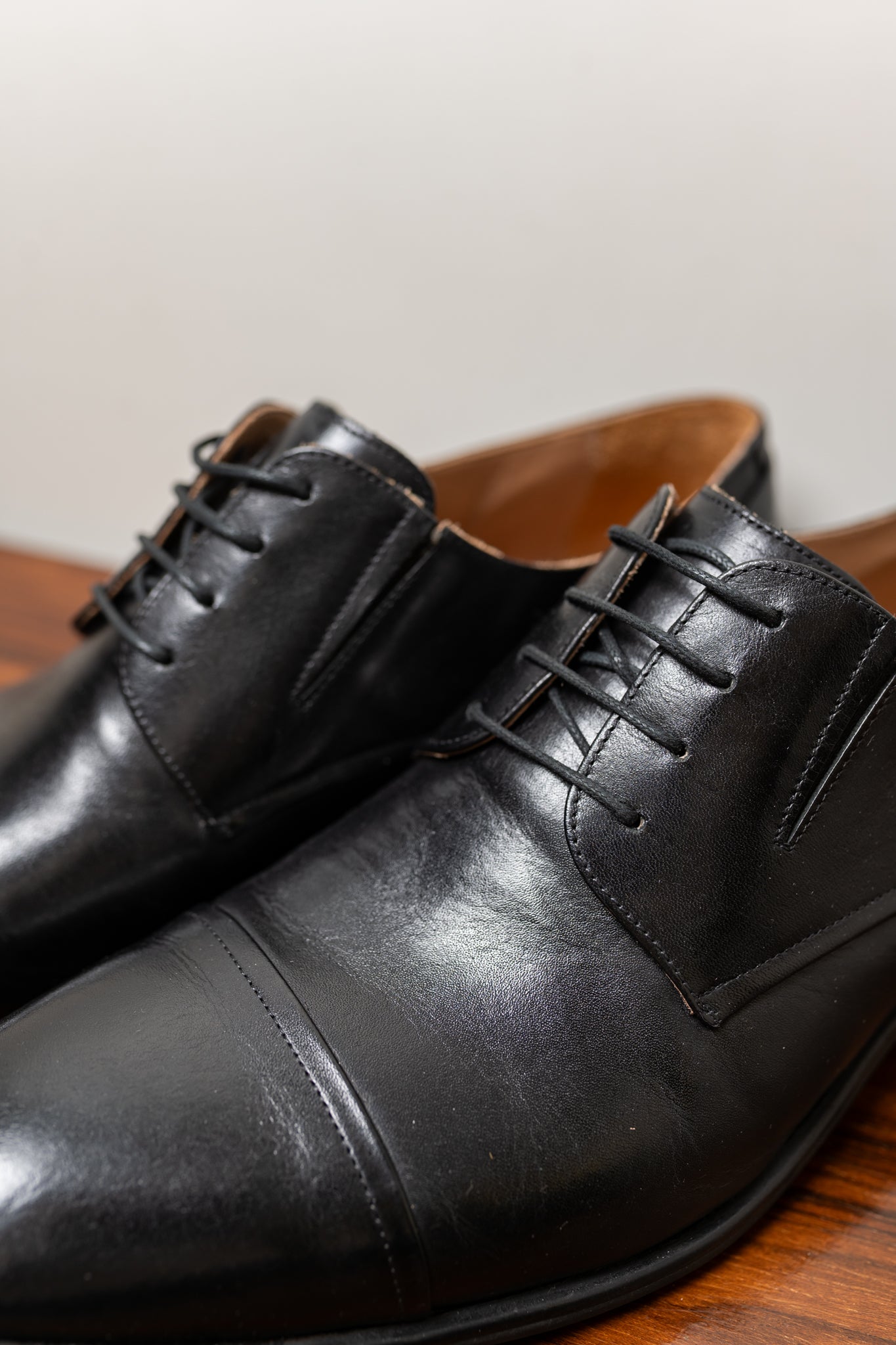 Sapato Social de Couro Sola de borracha Preto