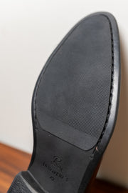 Sapato Social de Couro Sola de borracha Preto
