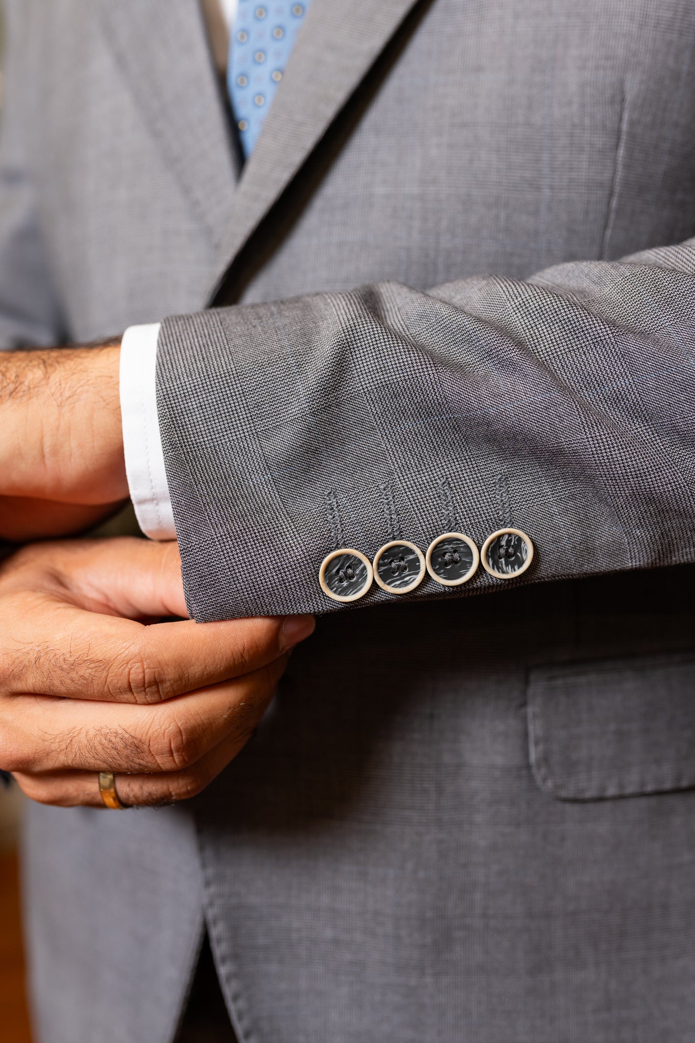 Costume Alfaiataria Cinza Xadrez 1125