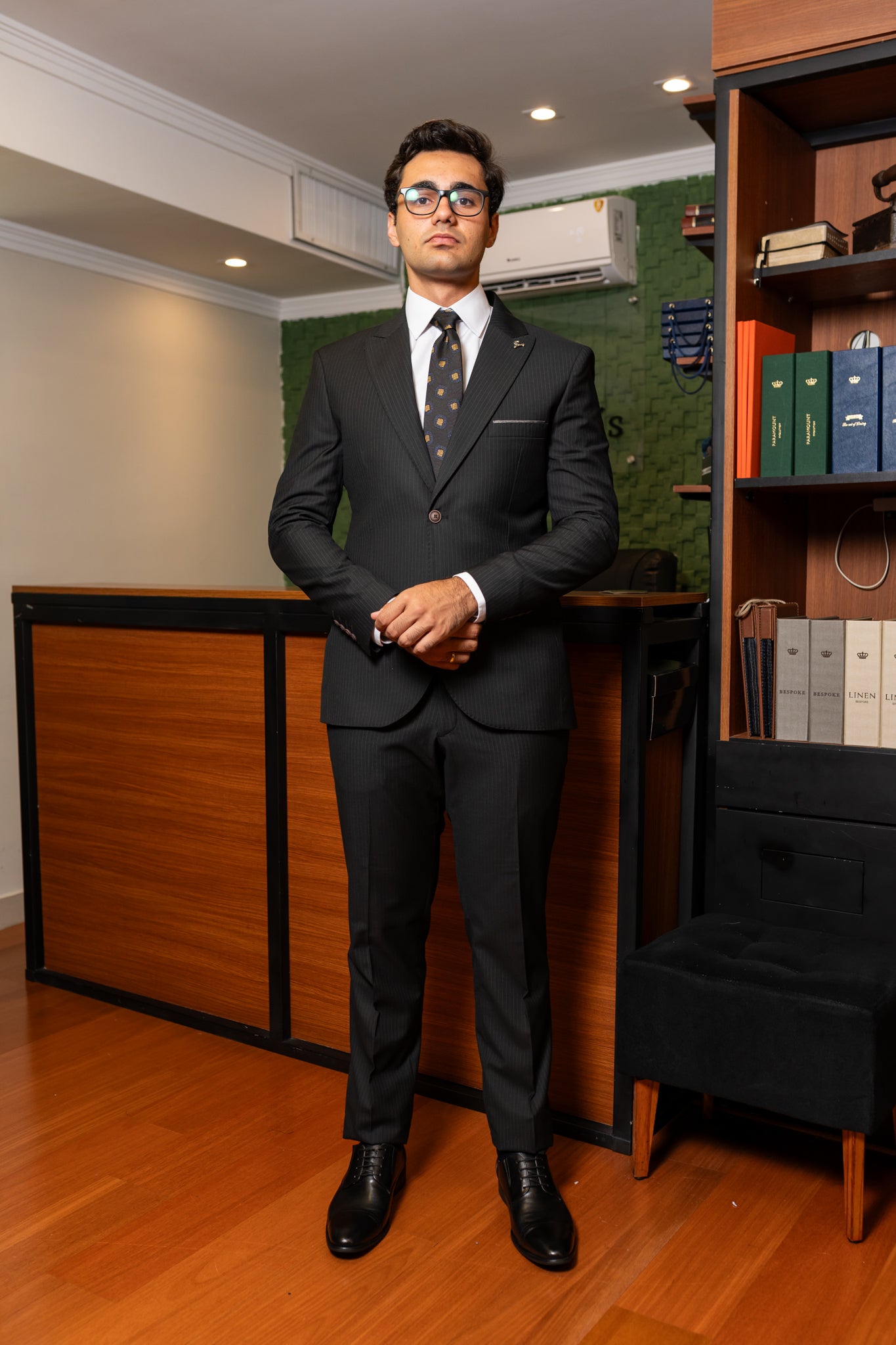 Costume Alfaiataria Preto Risca de giz 1125