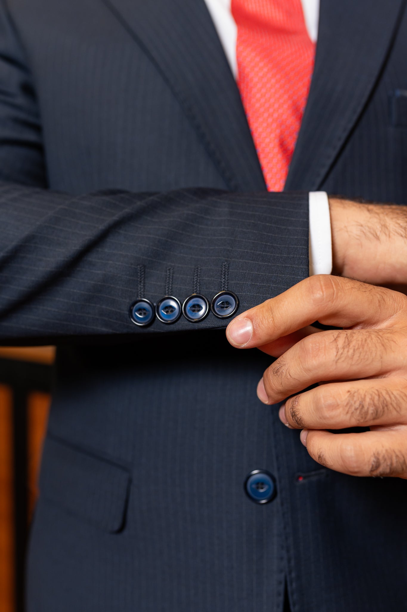 Costume Alfaiataria Marinho Risca de giz 1125