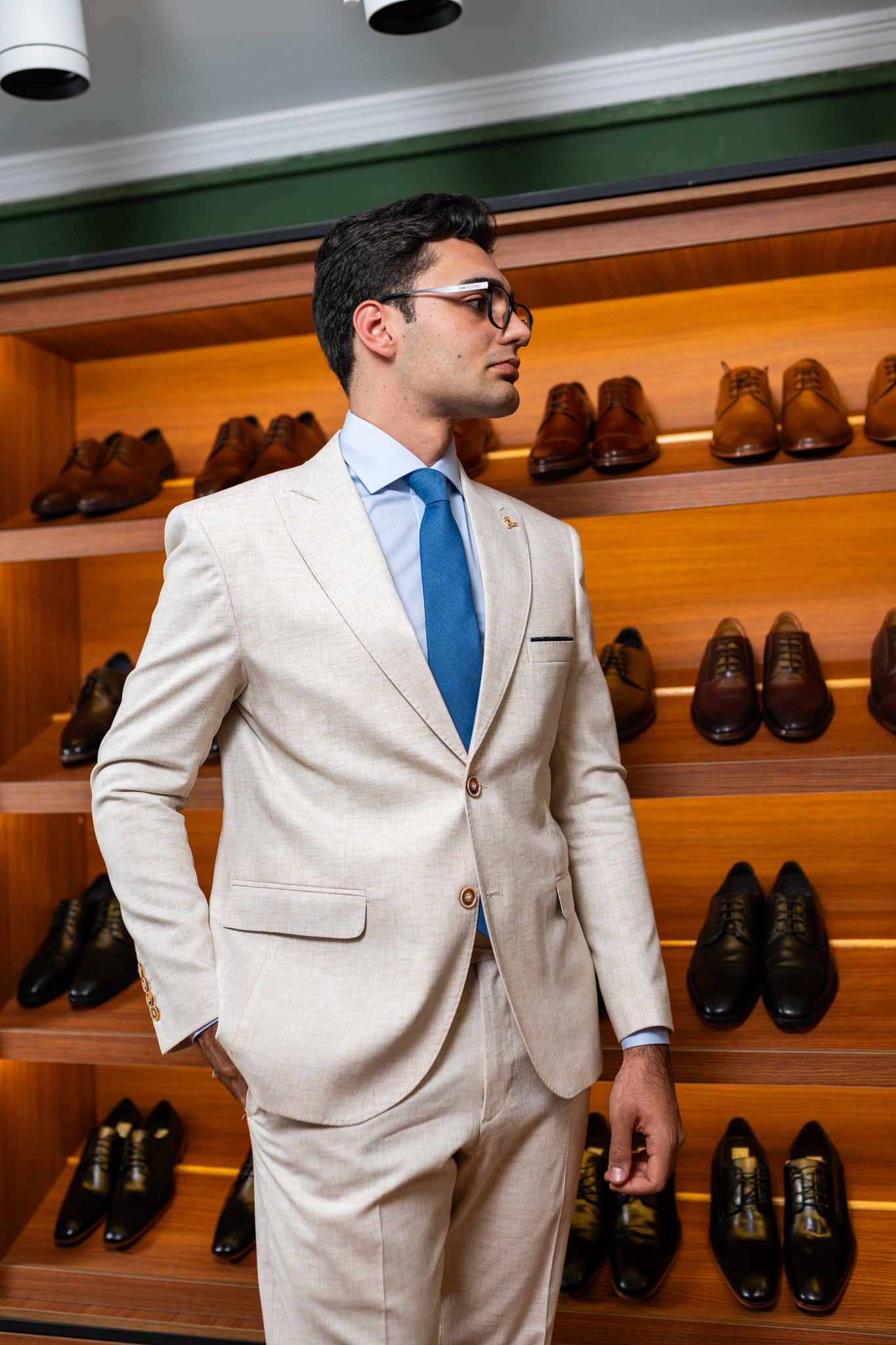 Costume Alfaiataria Bege Linho 0625