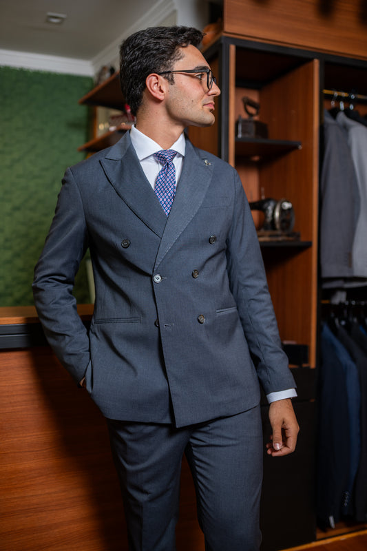 Costume Napoli Transpassado Chumbo 0425