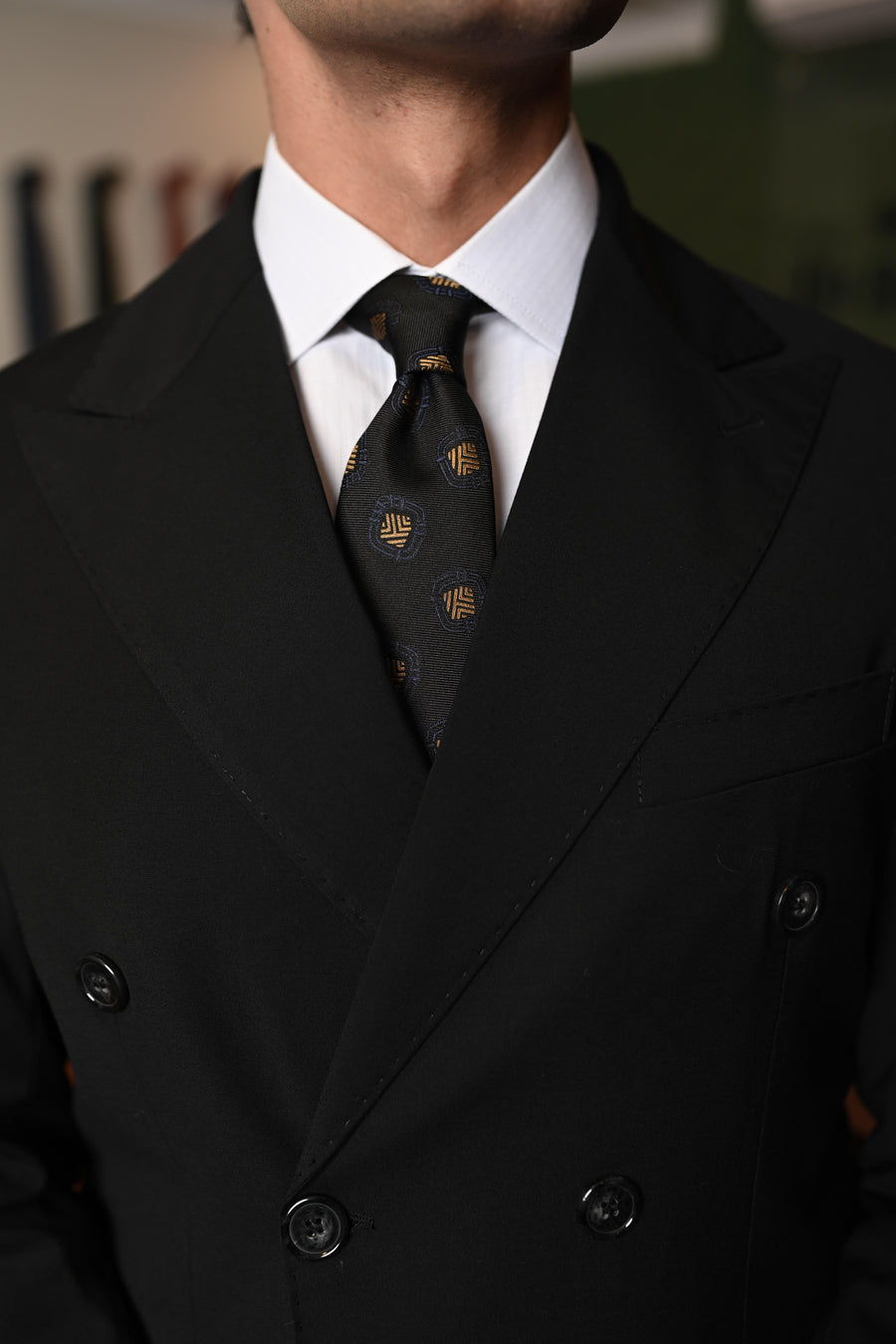 Costume Napoli Transpassado preto 0226
