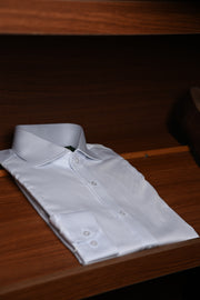 Camisa Fio 80 Branco maquinetado
