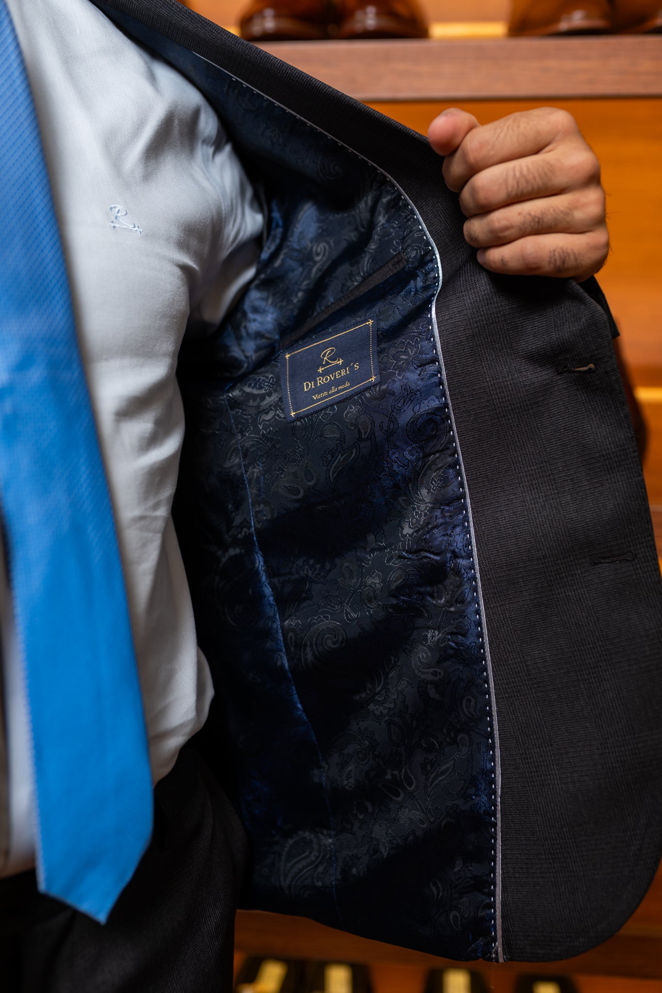 Costume Essenciais Chumbo Xadrez 0625