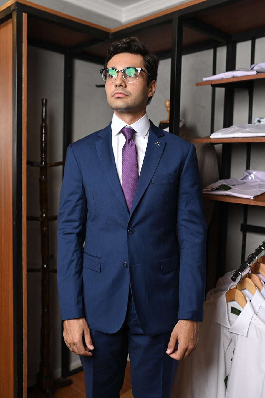 Costume Alfaiataria Clássica Azul Royal 0225