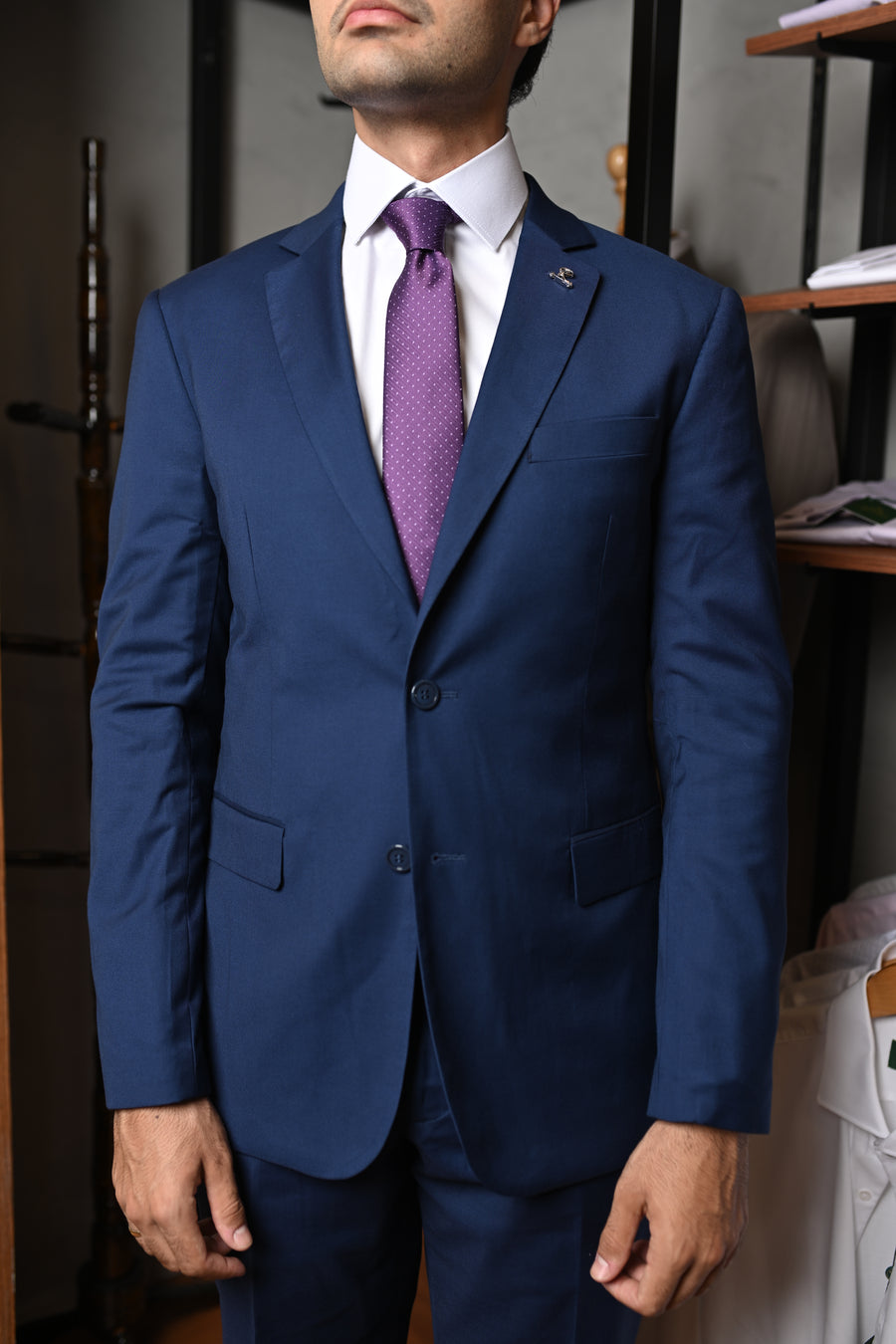 Costume Alfaiataria Clássica Azul Royal 0225