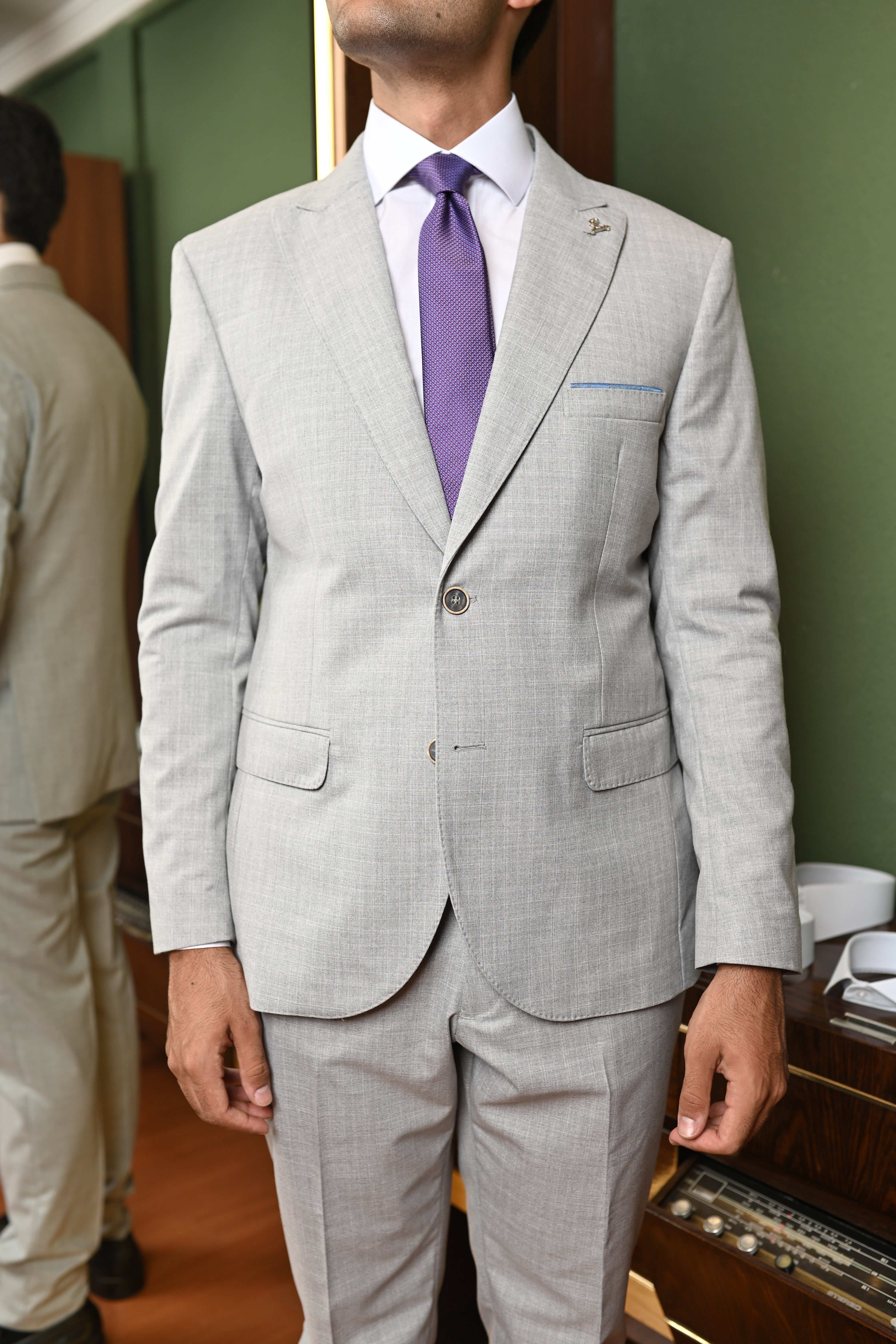 Costume Alfaiataria Cinza Claro 0326