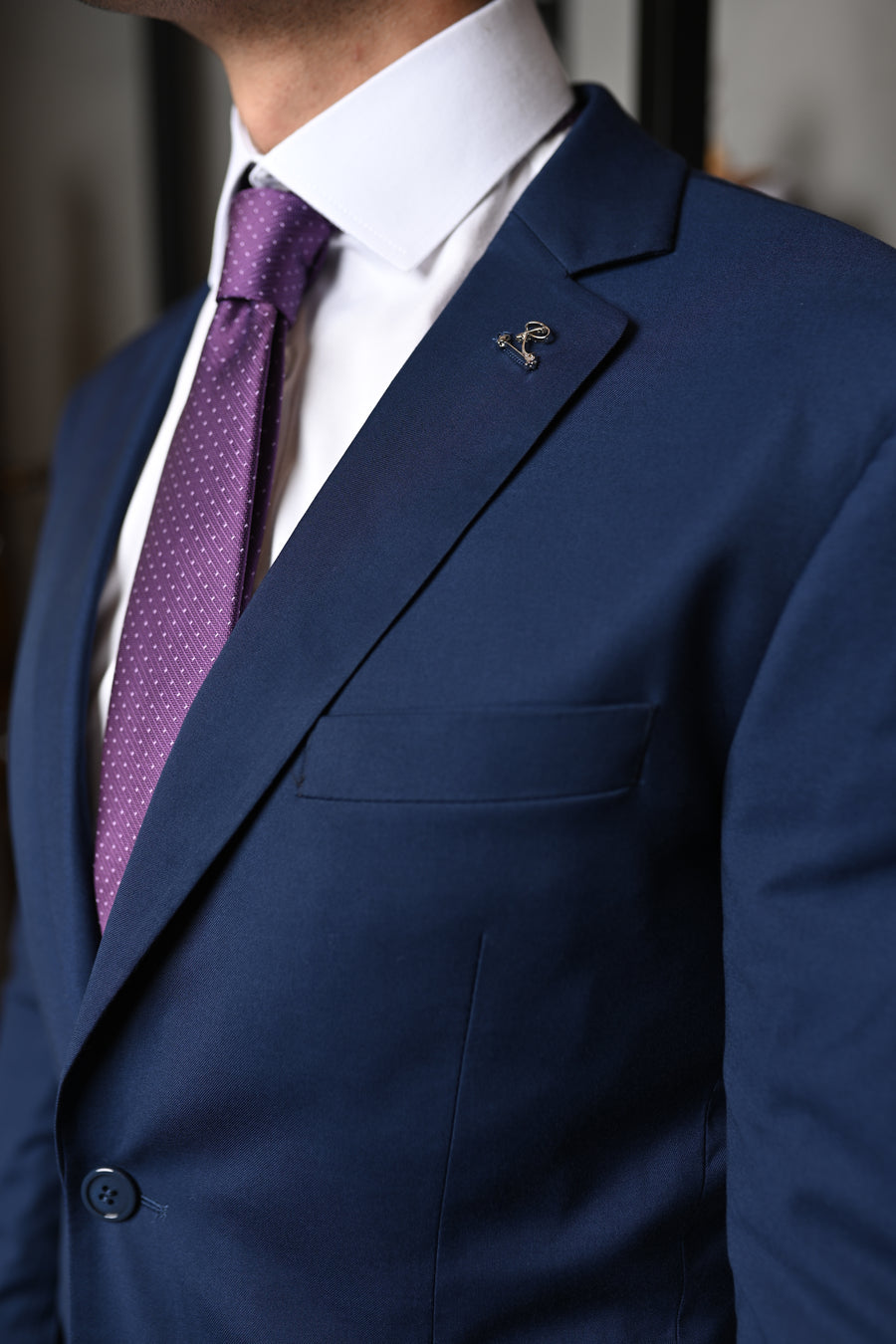 Costume Alfaiataria Clássica Azul Royal 0225