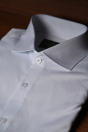 Camisa Fio 80 Branco maquinetado