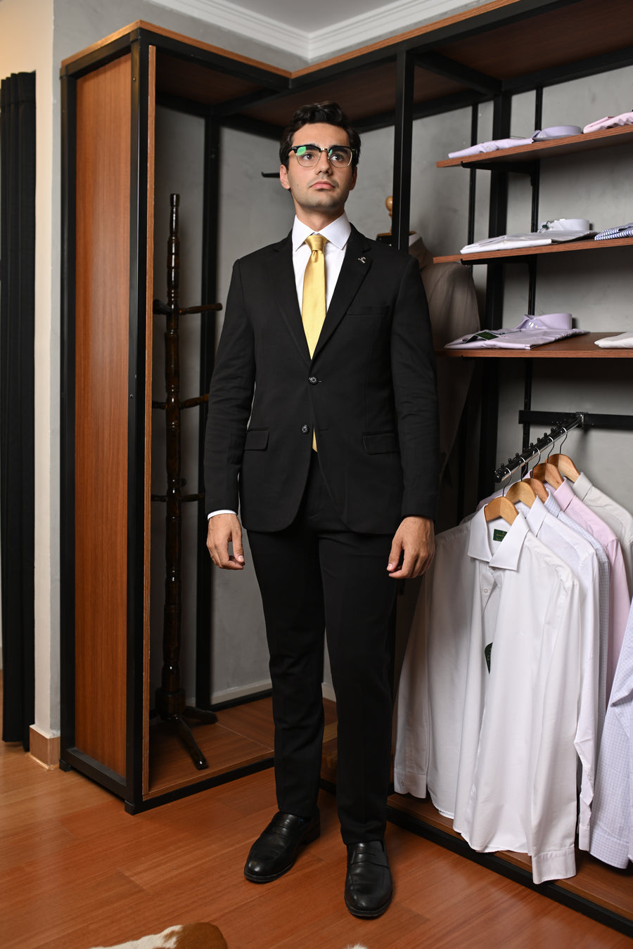Costume Alfaiataria Clássica Preto Poliamida 0225