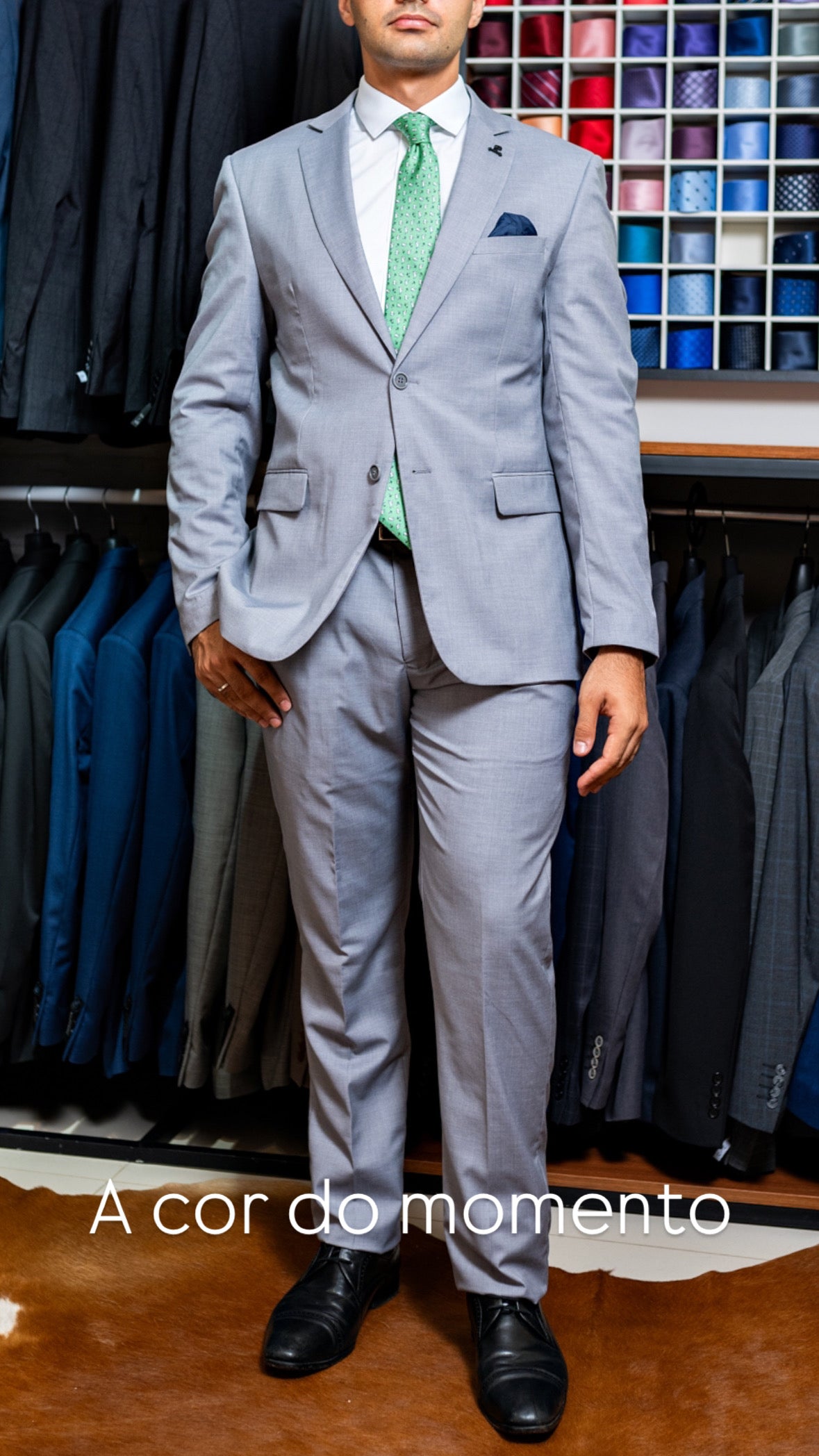 Costume Alfaiataria Clássica Cinza claro 0225