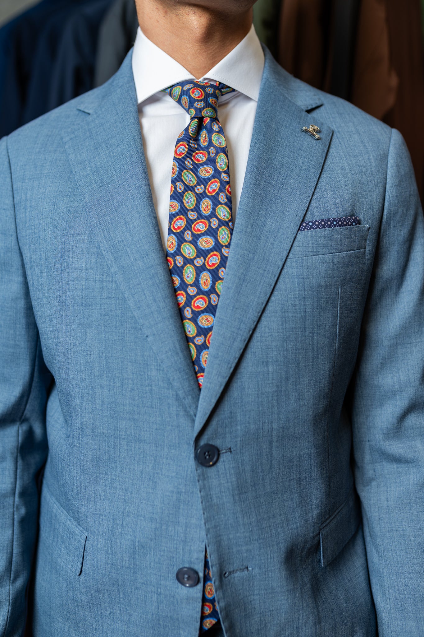 Costume Napoli Clássico Azul Bebe 0925