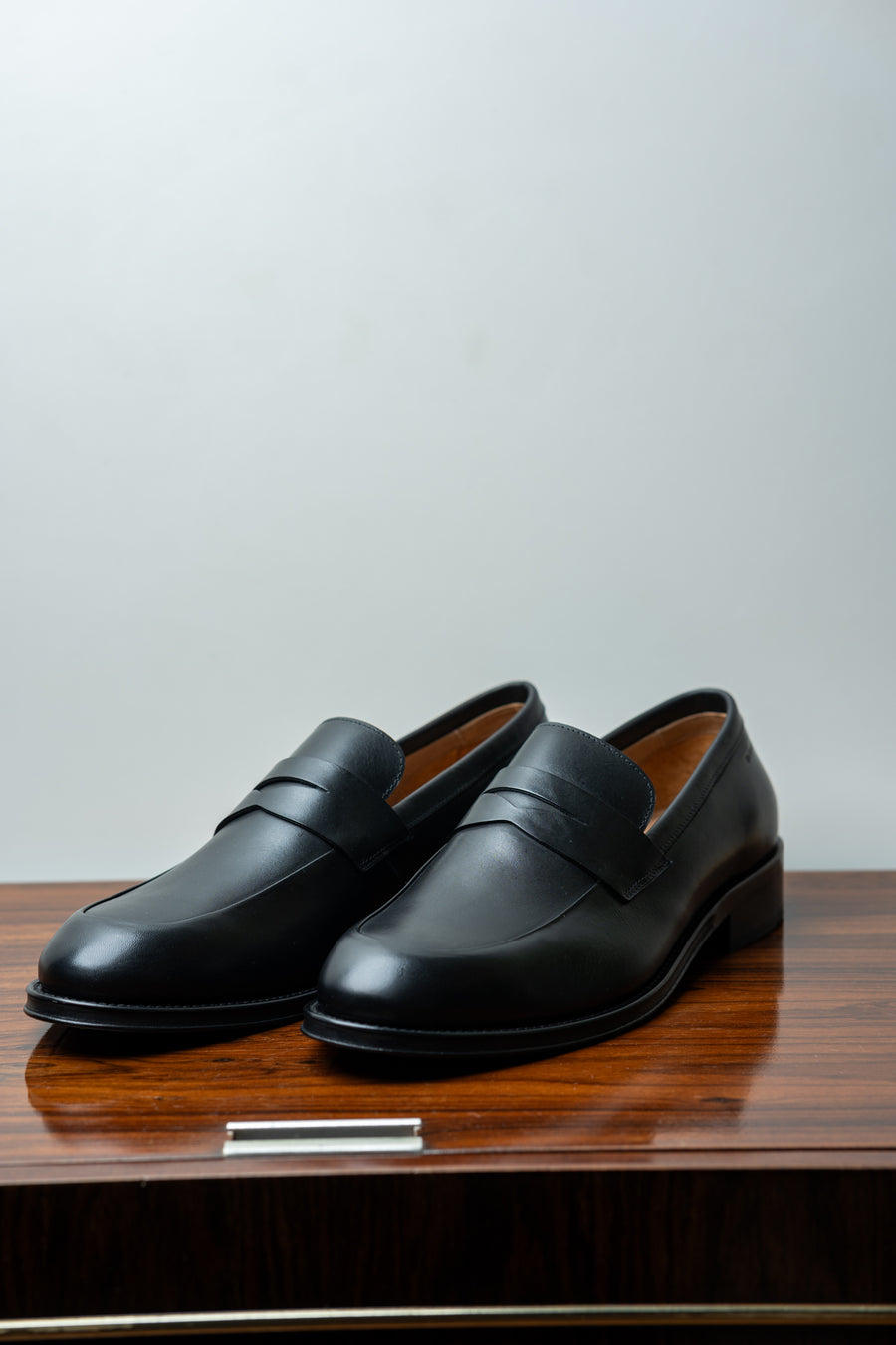 Sapato Loafer de Couro Preto