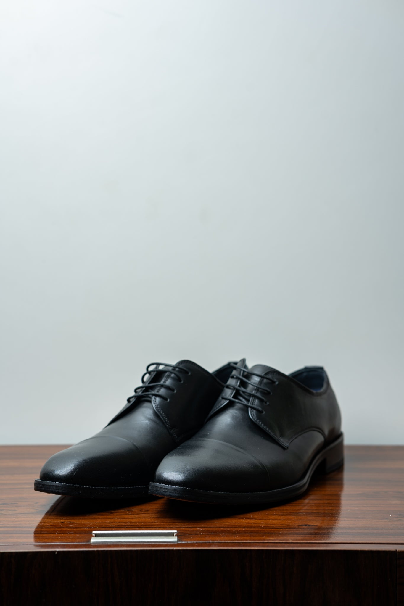 Sapato Oxford de Couro Preto