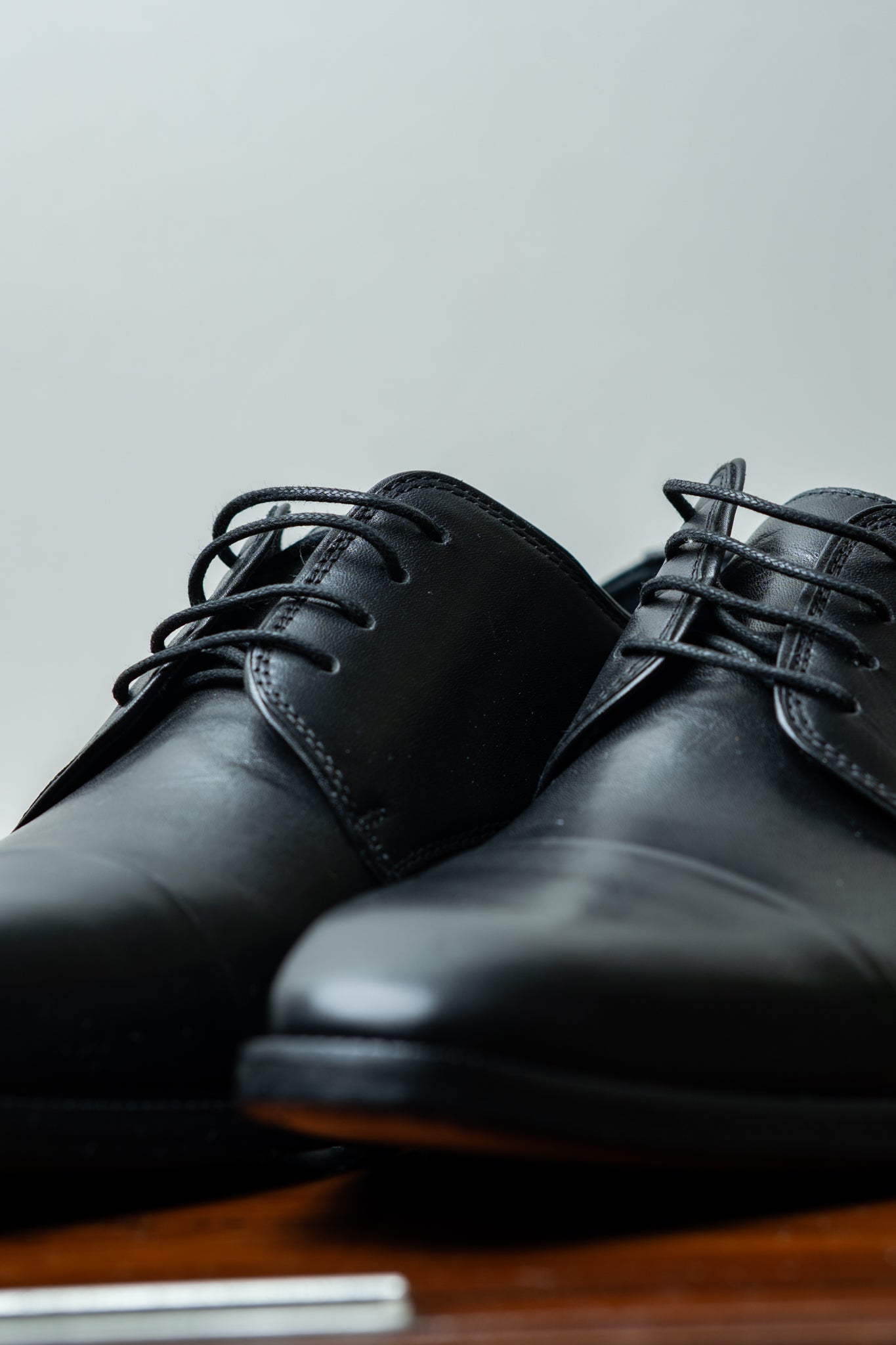 Sapato Oxford de Couro Preto
