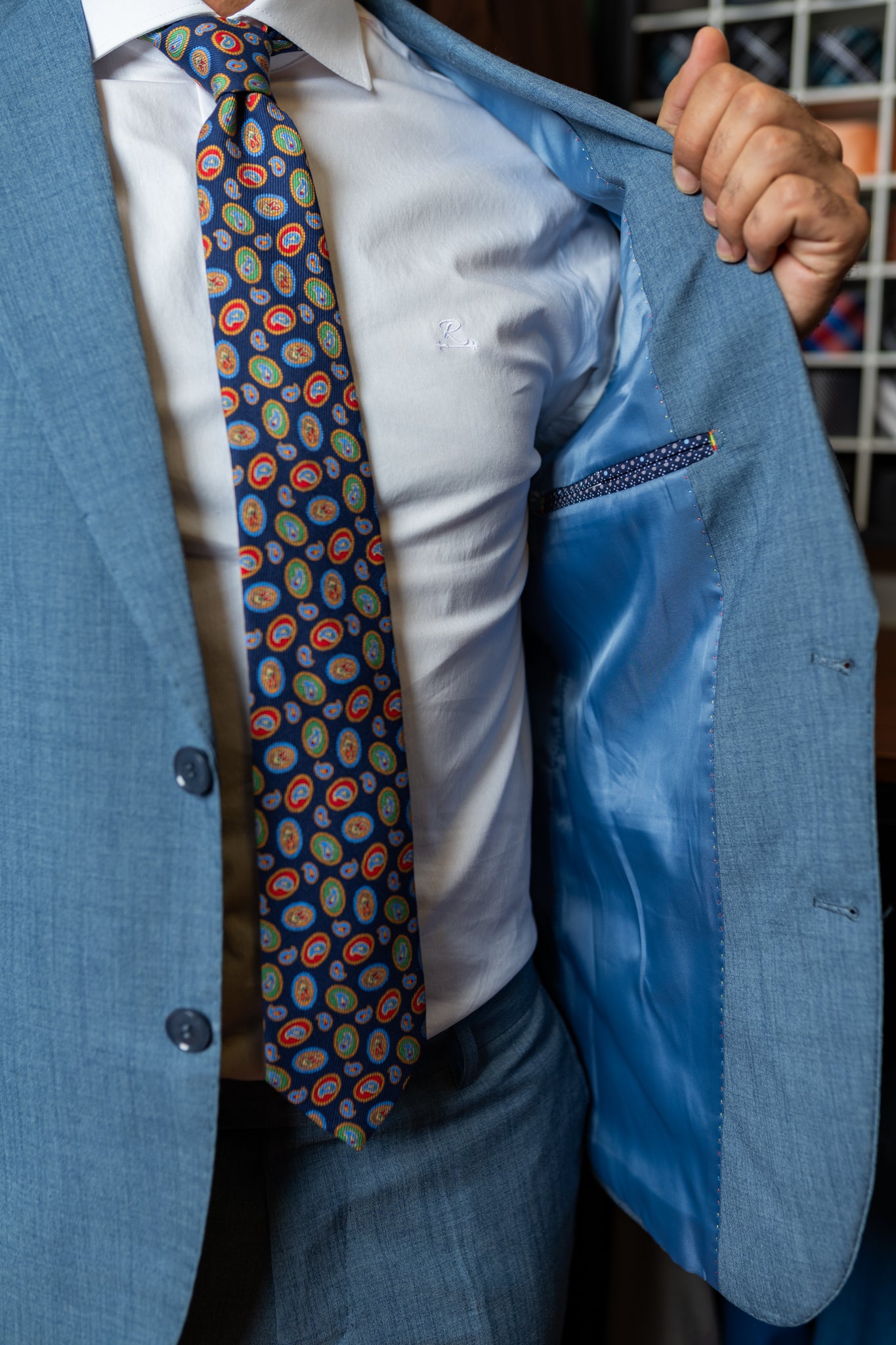 Costume Napoli Clássico Azul Bebe 0925