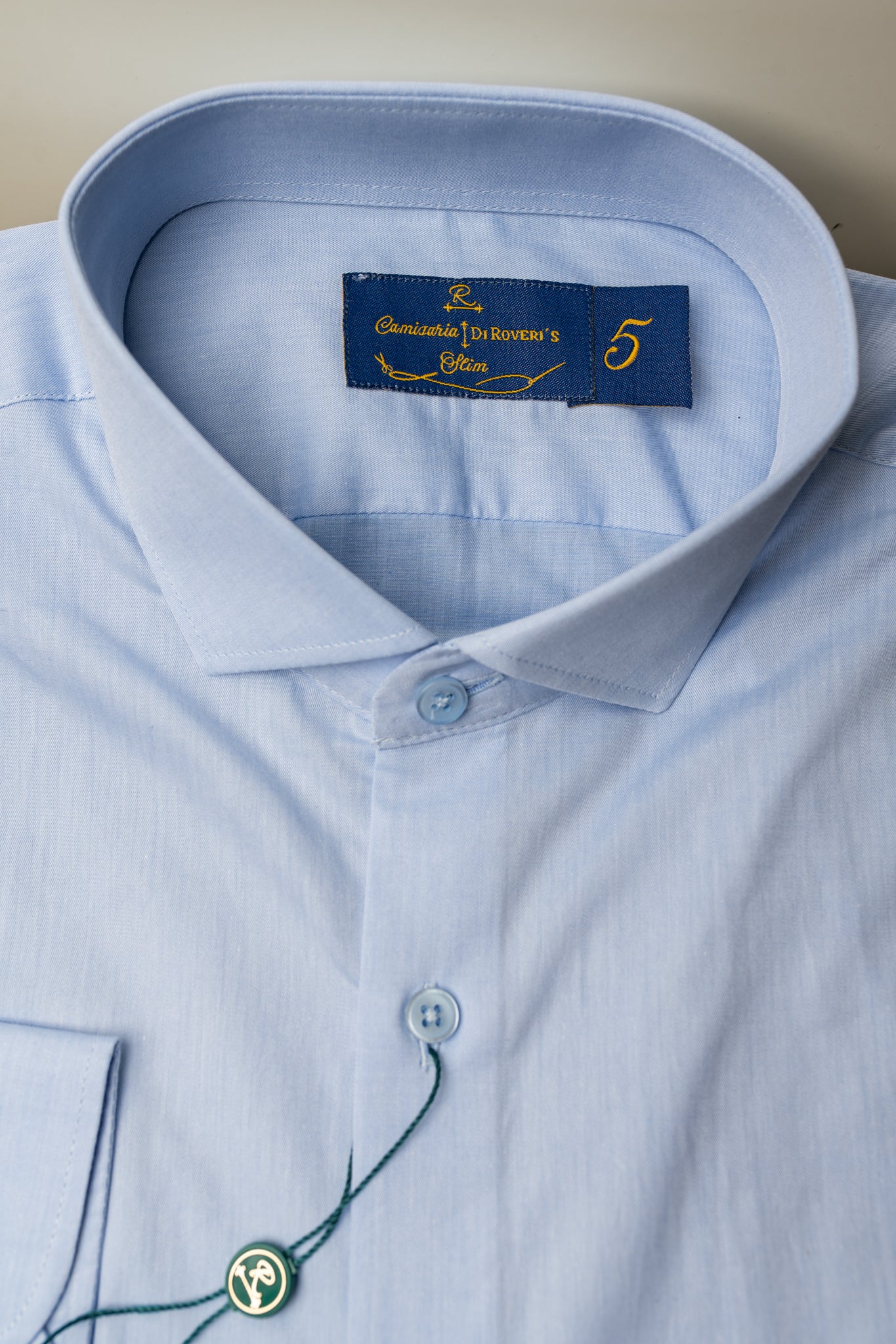 Camisa Fio 60 Azul médio