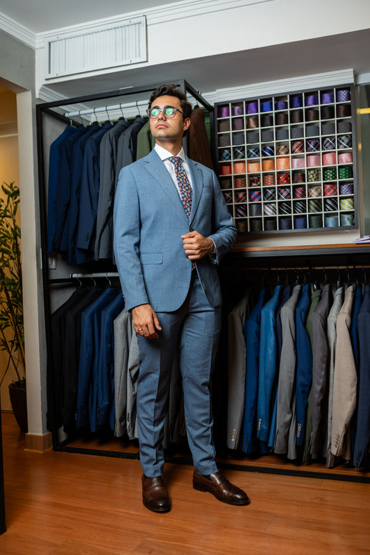 Costume Napoli Clássico Azul Bebe 0925