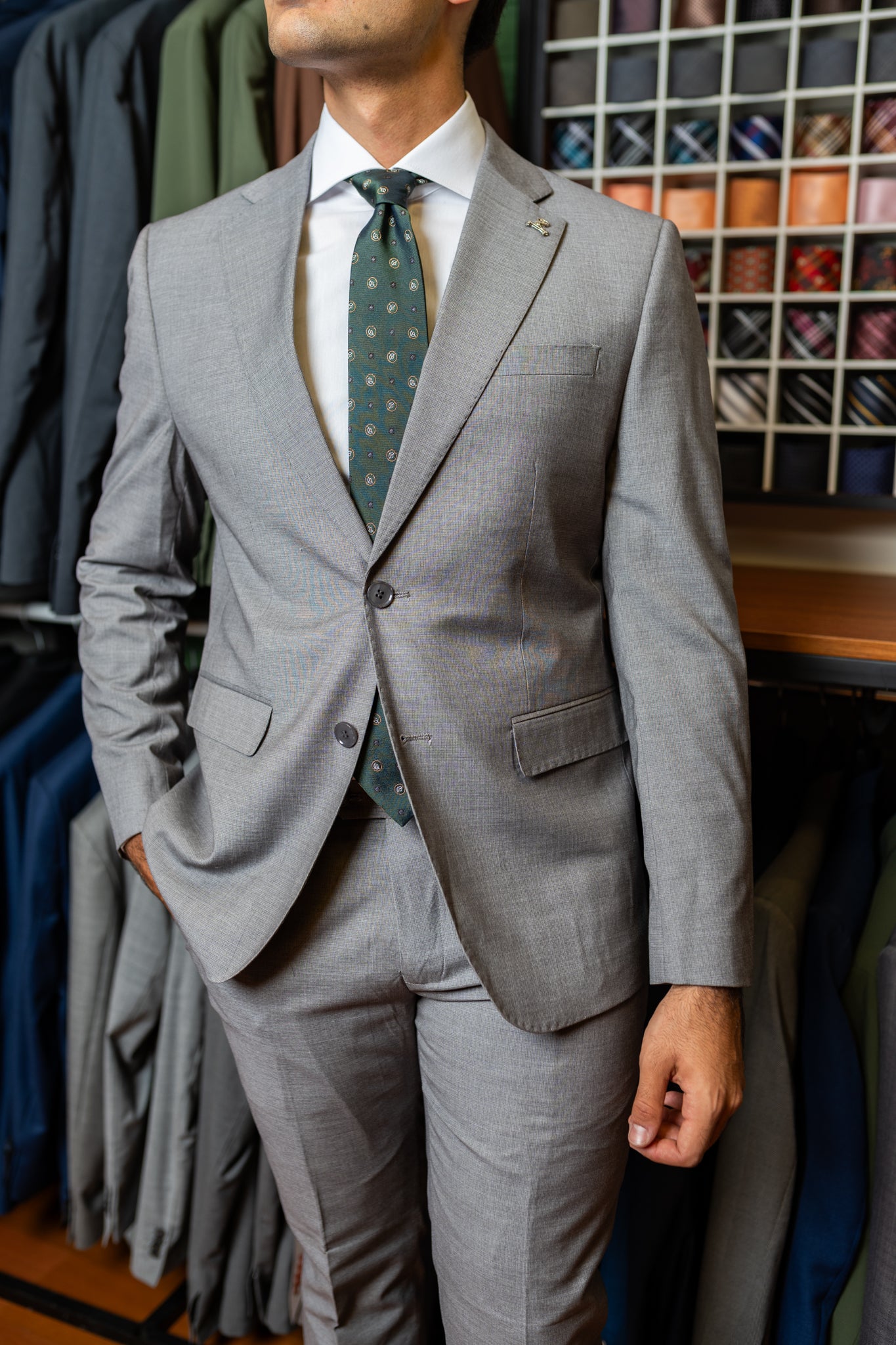 Costume Napoli Clássico Cinza 0925