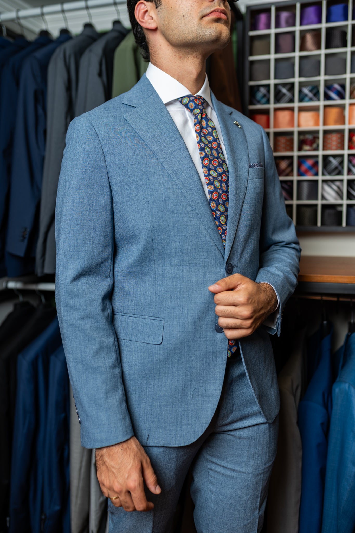 Costume Napoli Clássico Azul Bebe 0925