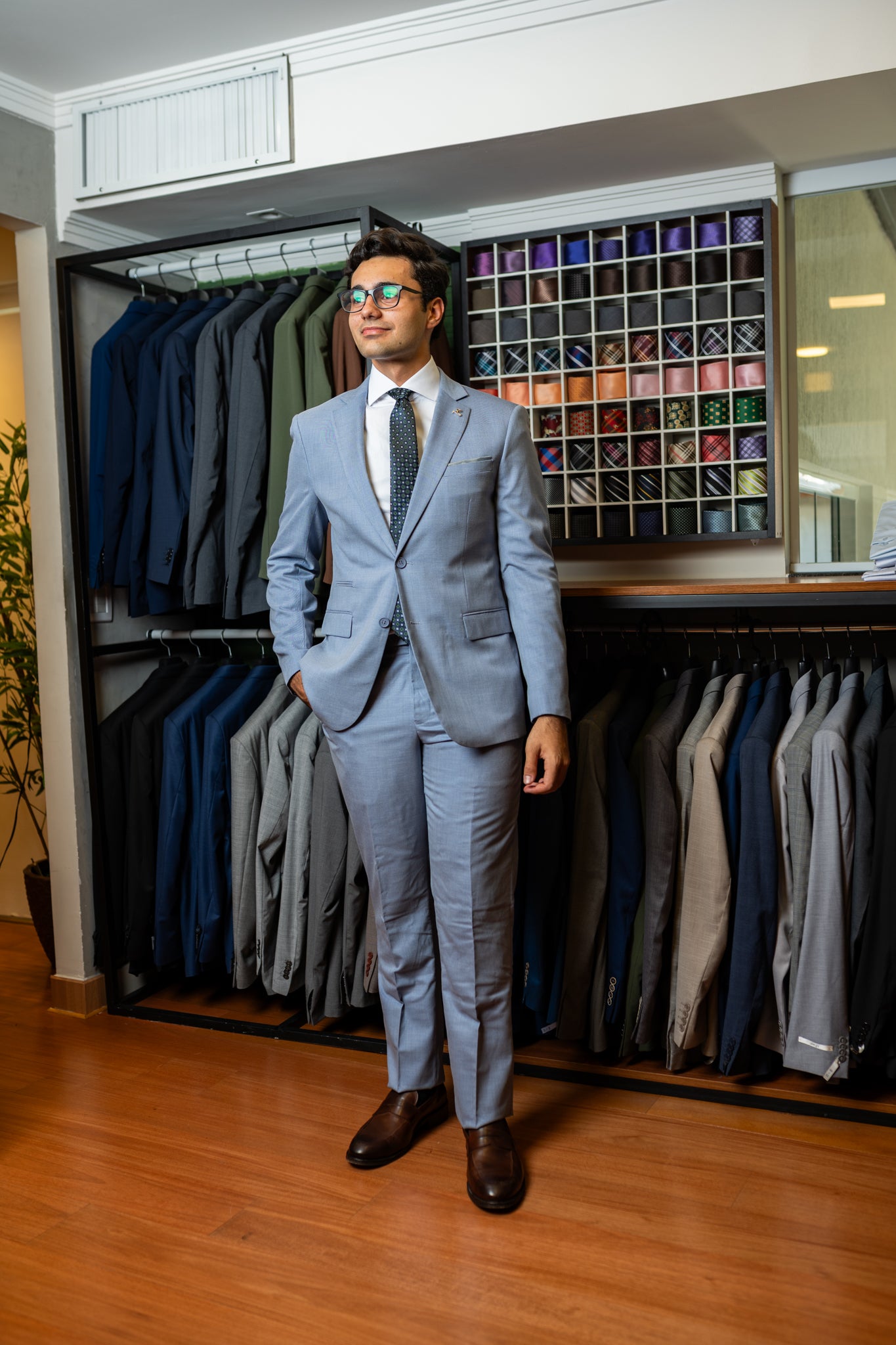 Costume Alfaiataria Clássica Azul Bebe 0925