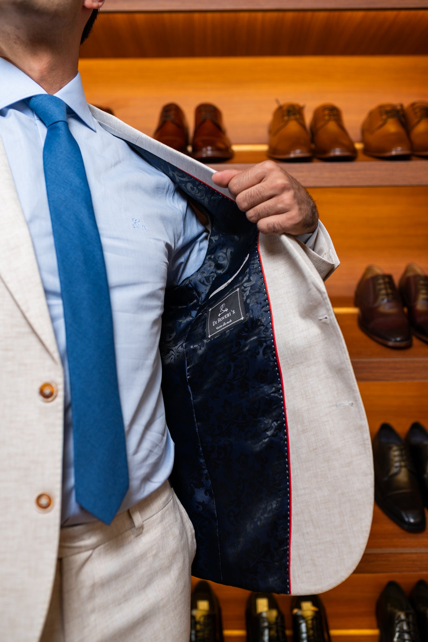 Costume Alfaiataria Bege Linho 0625